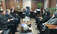 دیدار سرپرست شبکه بهداشت و درمان با  فرماندار شهرستان قرچک 