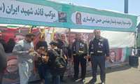 خدمت در میانه عزاداری؛ بازدید مدیر شبکه بهداشت ودرمان شهرستان قرچک از مواکب شهرستان