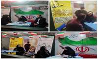 برگزاری غرفه سلامت شبکه بهداشت و درمان قرچک به مناسبت دهه کرامت .