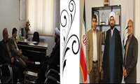 دیدار مشترک معاون بهداشتی شبکه بهداشت و  درمان شهرستان قرچک  و حجت الاسلام و المسلمین حاج آقا اداویی رئیس رسیدگی به امور مساجد شهرستان قرچک 
