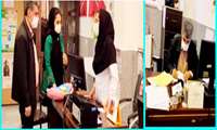  بازدید مدیریت شبکه بهداشت قرچک از مرکز خدمات جامع سلامت باقر آباد