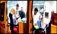 استقرار تیم های سیار واکسیناسیون مراقبین سلامت و اورژانس شبکه بهداشت قرچک در مکانها و موکب های عزاداری ابا عبدالله الحسین ( ع ) در روز تاسوعا و عاشورای حسینی