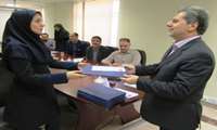 قدردانی دکترلیاقتدارازرئیس اموراداری شبکه بهداشت ودرمان قرچک