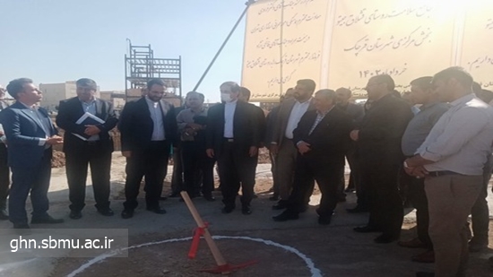 آیین کلنگ زنی مرکز جامع سلامت روستای قشلاق جیتو 