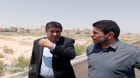 تحویل زمین به پیمانکار جهت ساخت مرکز بهداشت روستای قشلاق جیتو در قرچک 