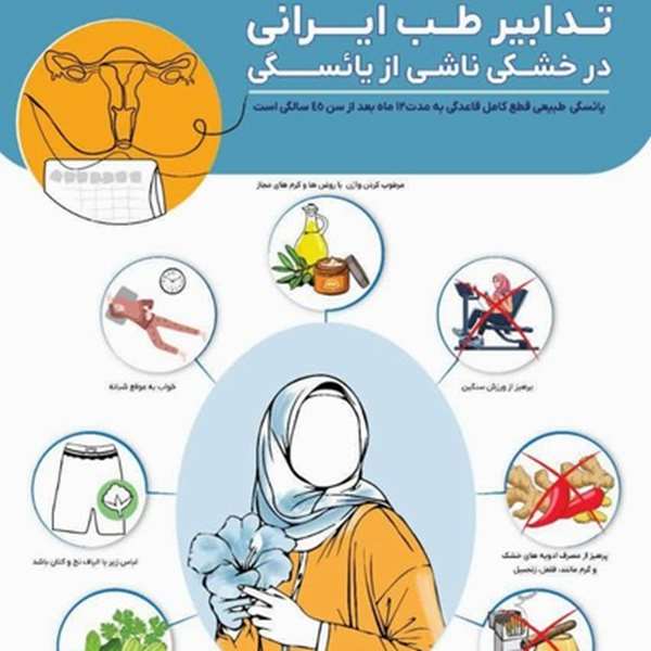 تدابیرطب ایرانی درکنترل وکاهش عوارض یائسگی وگرگرفتگی